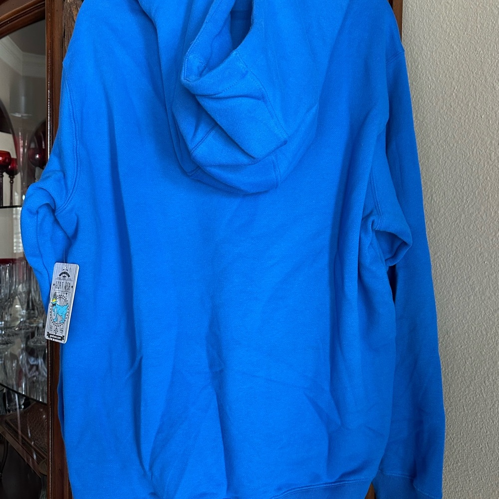 *NWT* GOAT FREEDOM ROYAL BLUE HOODIE - Picture 2 of 2